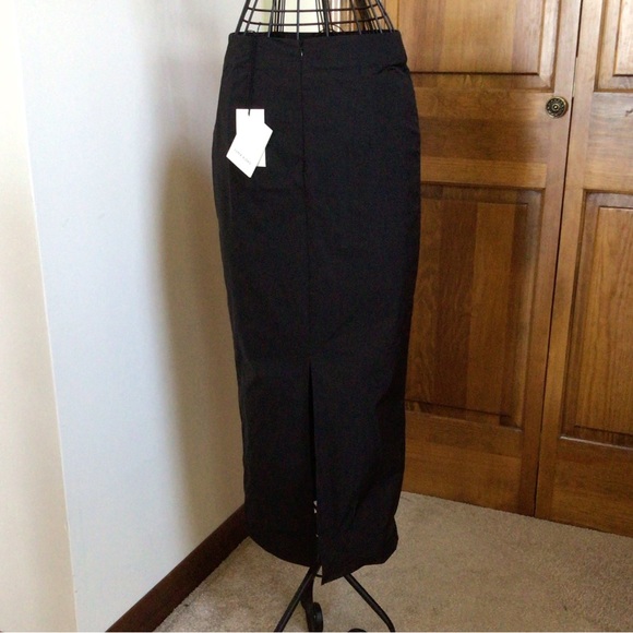 Super blond Tubo Skirt, Black, Size 38, New with tags - Picture 2 of 6
